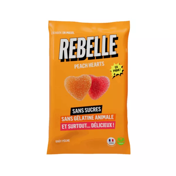 Image du produit Rebelle Bonbons Peach Hearts
