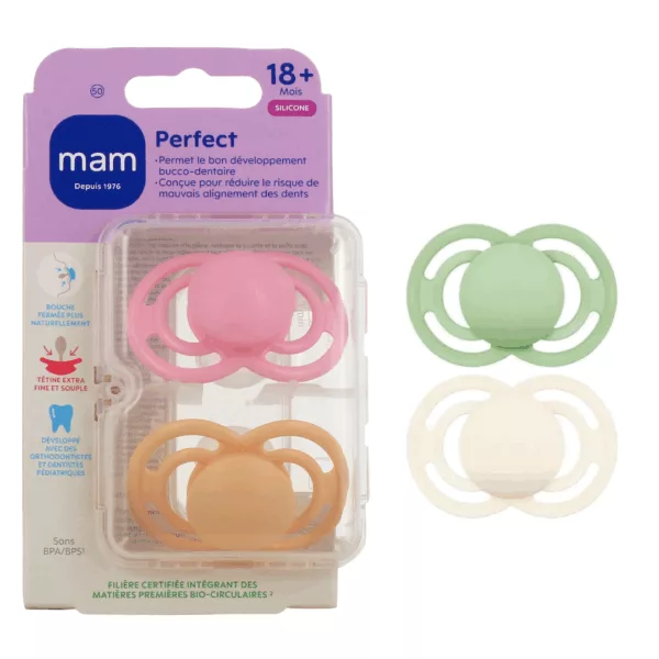 Image du produit MAM Sucettes Unies Perfect 18+