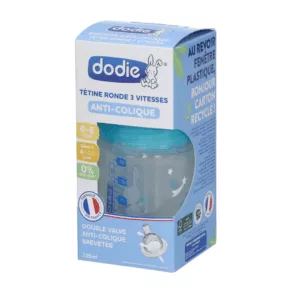 Image du produit Dodie Biberon Anti-Colique Tétine 3 Vitesses