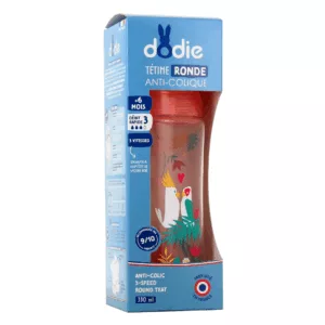 Image du produit Dodie Biberon Anti-Colique Tétine Ronde Rose
