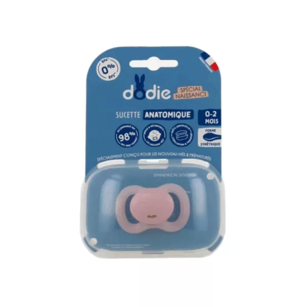 Image du produit Dodie Sucette Anatomique Rose 0-2 Mois
