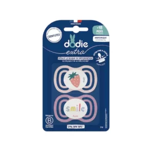 Image du produit Dodie Sucettes Extra 18 mois+ Rose
