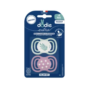Image du produit Dodie Sucettes Extra 6 mois+ Vert