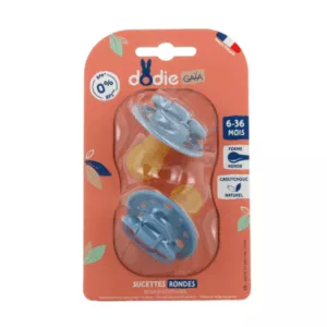 Image du produit Dodie Sucettes Gaia 6-36 Mois Bleu