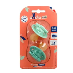 Image du produit Dodie Sucettes Gaia 6-36 Mois Vert