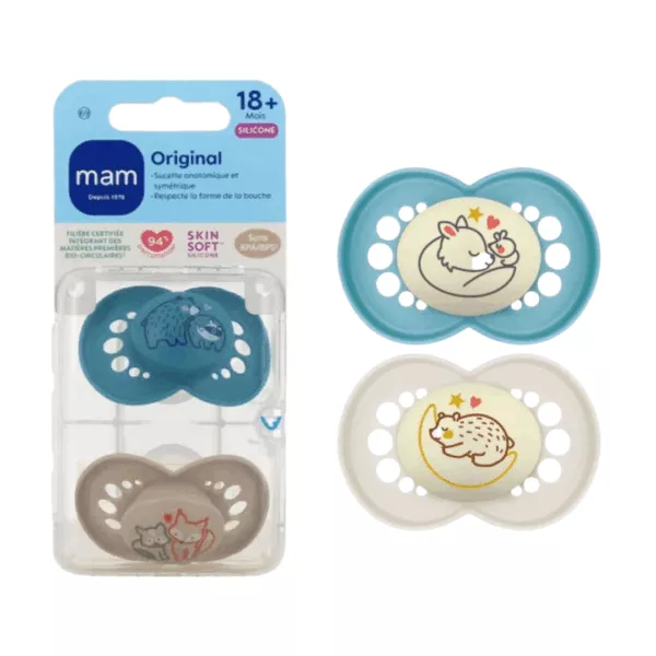 Image du produit MAM Sucettes Original 18+ Mois Bleu