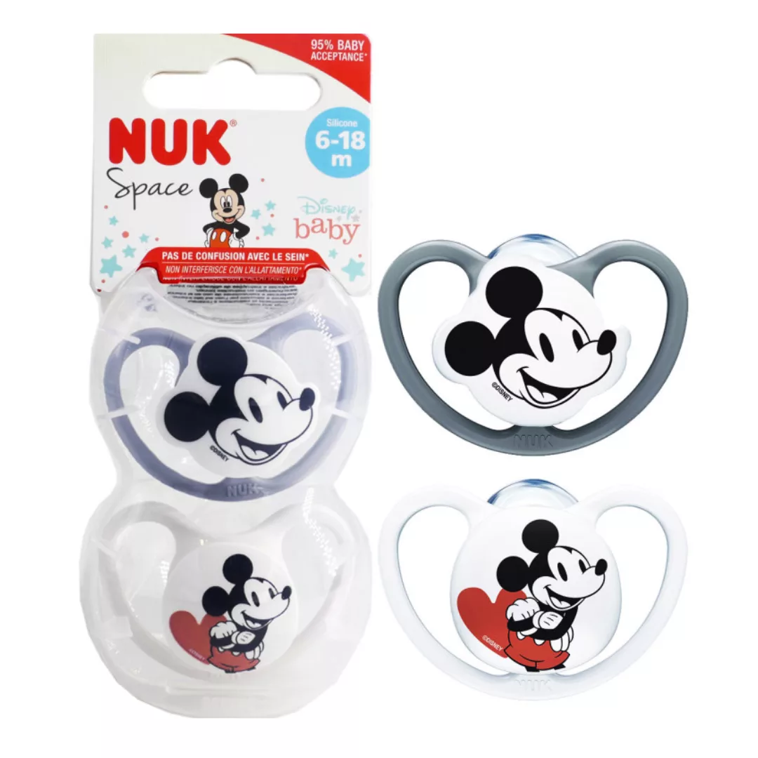 Image du produit NUK Sucettes Space Mickey 6-18 Mois