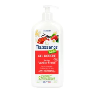 Image du produit Natessance Kids Gel Douche Corps & Cheveux Vanille/Fraise