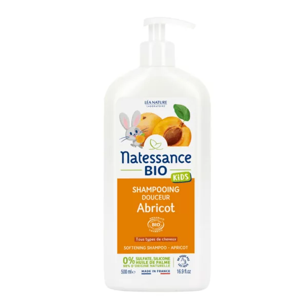 Image du produit Natessance Kids Shampoing Abricot
