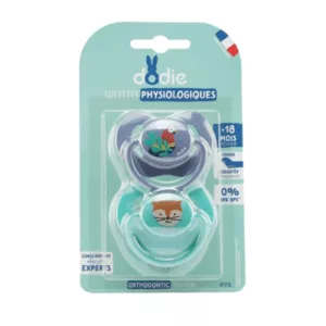 Image du produit Dodie Sucettes Physiologiques 18 Mois+ Bleu